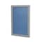 Ghent Enclosed Bulletin Board, 1 Door, Vinyl, 3 ft H x 2 ft W, Ocean PA13624VX-191 - alternate 1